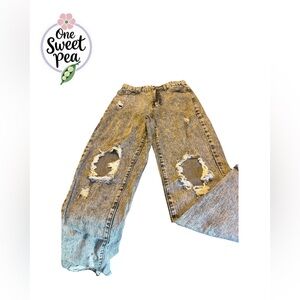 Black Denim Jeans distressed